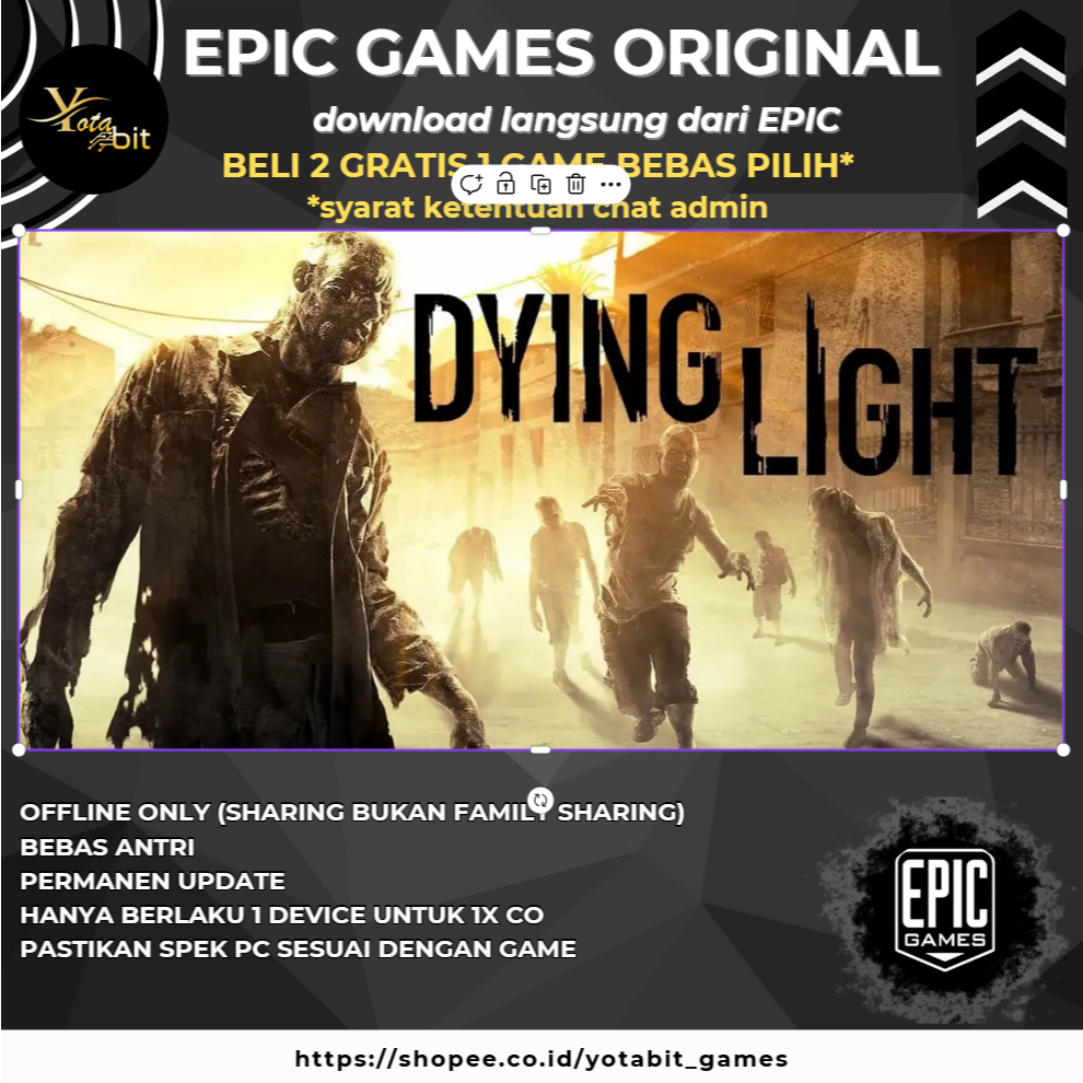 Dying Light Game PC Sharing Original Offline