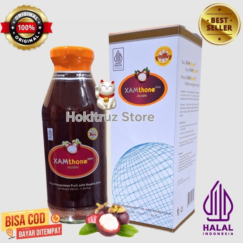 Xamthone Plus asli 350 ML 100 % Original - Ekstrak Kulit Manggis