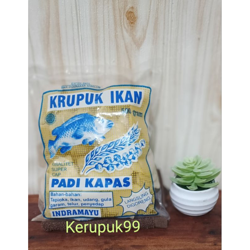 

Kerupuk Ikan Padi Kapas 500gram