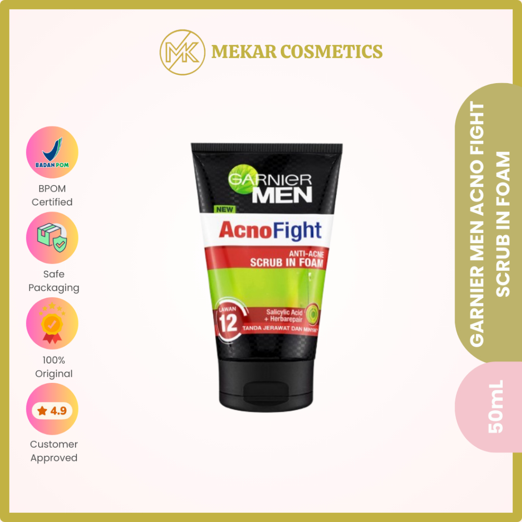 GARNIER MEN ACNO FIGHT SCRUB IN FOAM 50ML