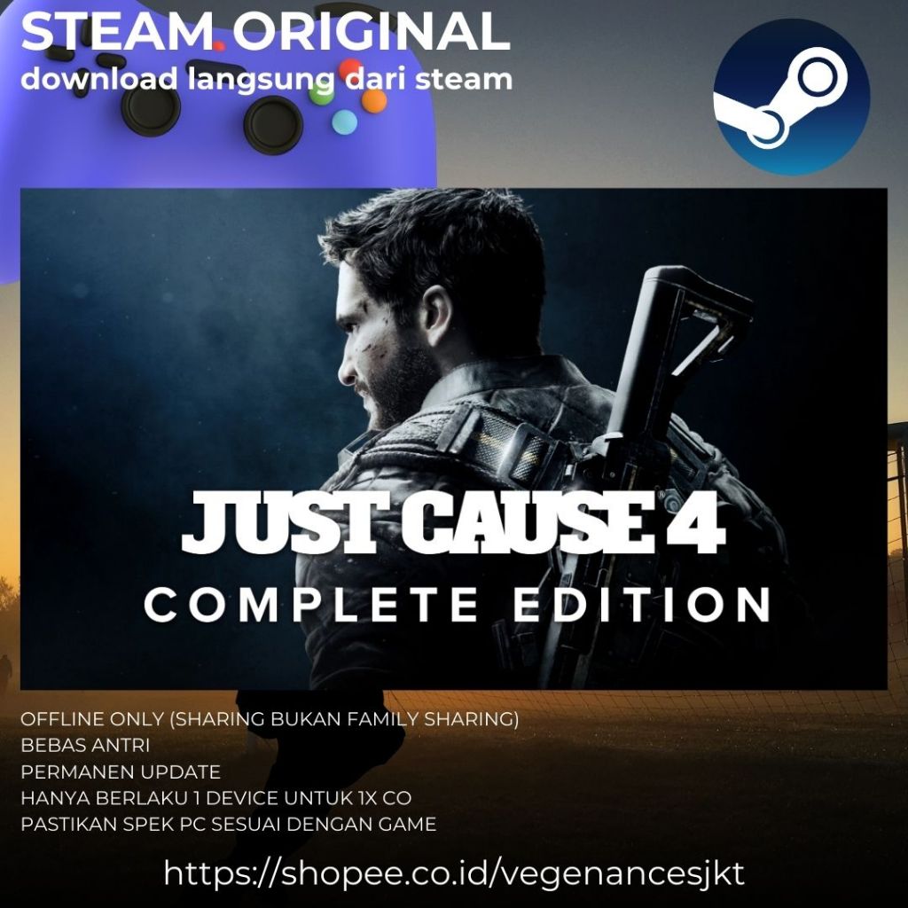 Just Cause 4 Complete Edition Full DLC PC Game Sharing Original + Latest Update