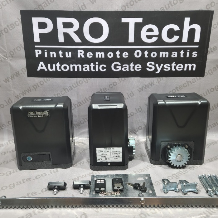 PRO Tech Automatic Sliding Gate 600kg Mesin Pintu Pagar Kanopi Geser Otomatis