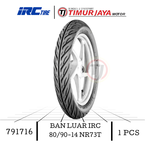 BAN LUAR IRC 80/90-14 NR73T (791716)