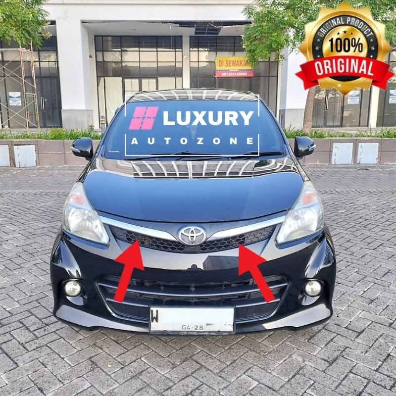 List Grill Lis Gril Jaring Bemper Depan Avanza Veloz 2012 2013 2014 2015 Original