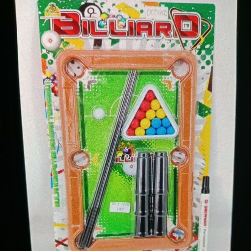 mainan billiard mini