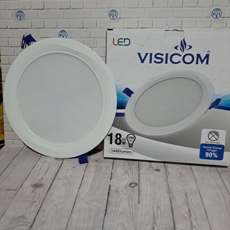 Lampu Downlight Led.Panel 18 watt Visicom