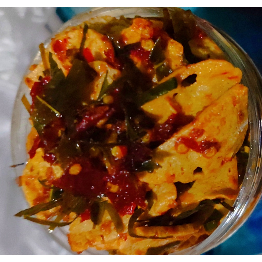 

Basreng sambal daun jeruk camilan bakso goreng aneka rasa kemasan toples dan kiloan