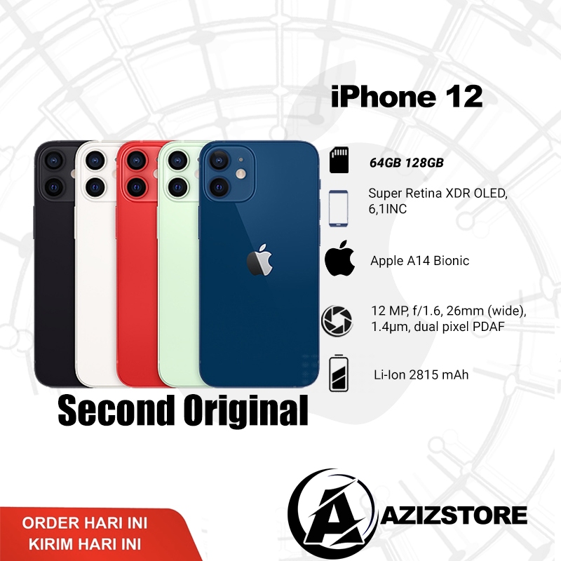 12 SECOND ORIGINAL 128GB/64GB