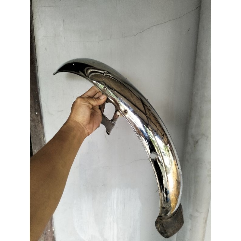 Slebor depan gl100 gl125 Platina lampu bulat tahun 79-81 original