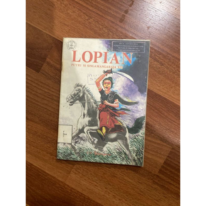 Buku bacaan - LOPIAN Putri Si Singamangaraja XII