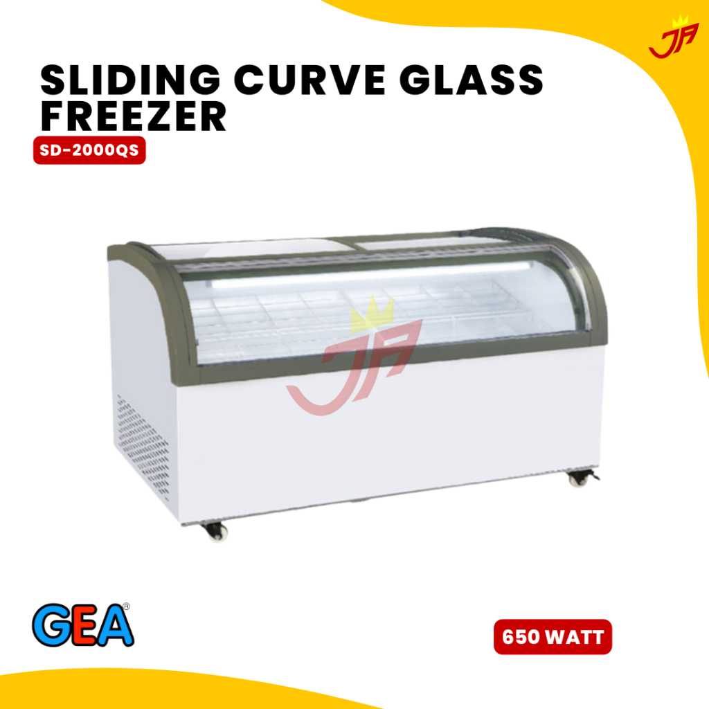 GEA Sliding Cyrve Glass Freezer  SD-2000QS