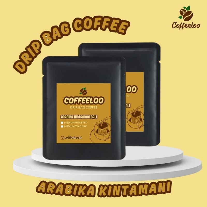 

COFFEELOO Arabika Kintamani Bali Kopi Drip Bag Coffee 10gram