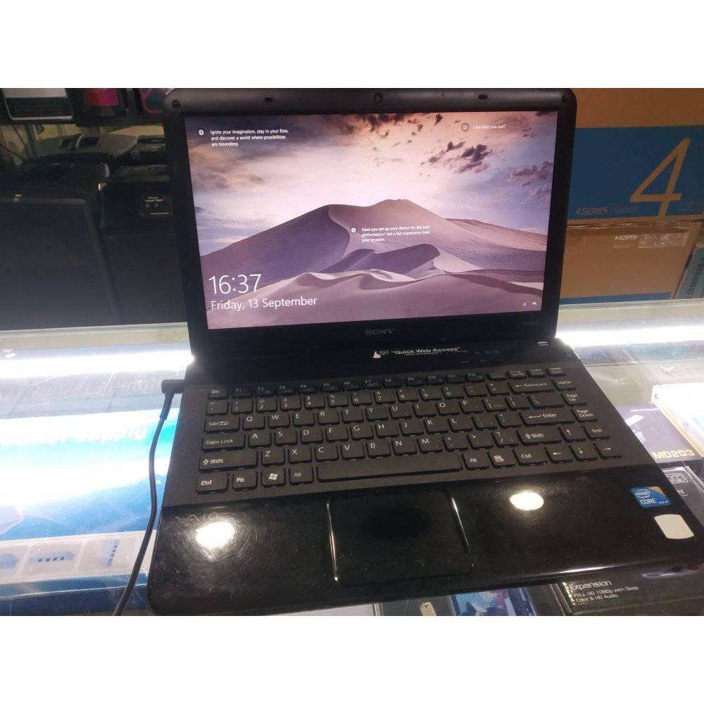 Laptop Sony vole core i3 windows 10