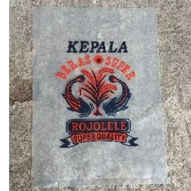 plastik beras rojolele 3kg tebal