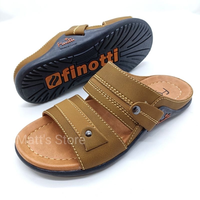 Sandal kasual pria Finotti BPZ 14 - size 38 - 43 - 100% original