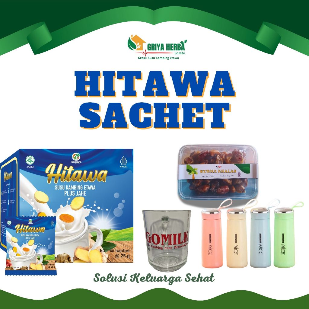 

HITAWA SACHET 1 BOX Menjaga kesehatan Tulang, Otot dan Sendi