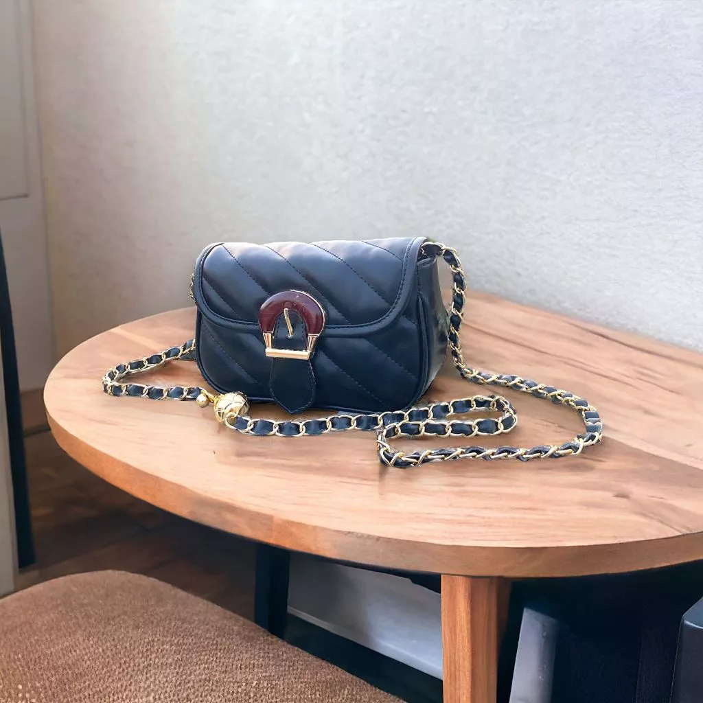 Slavina - Tas Mini Sling Bag Premium Tas Rantai Anyam Wanita Terbaru - Slavina Mini Bag