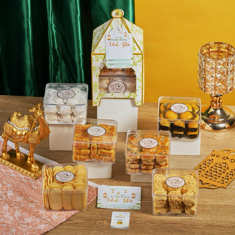 

MADINAH Hampers kue lebaran idul fitri premium gift / hampers idul fitri isi 2 toples (300gr) / hampers eid mubarak FREE LOGAM MULIA ✨