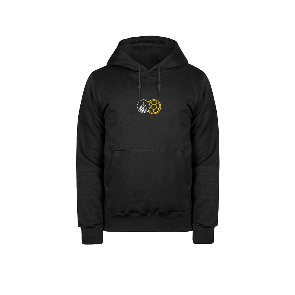 Prung Gazza Hoodie Gascoigne Paul John Sweater Bordir Sweater Warna Hitam