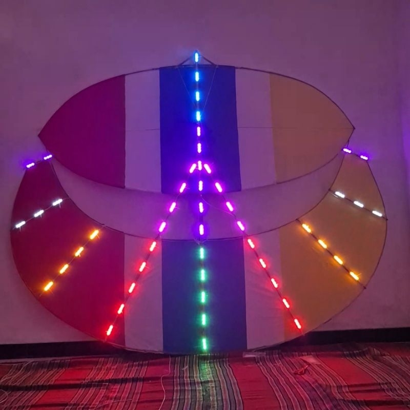 Lampu layangan modul 5tr dinamo obohan tinggal pakai