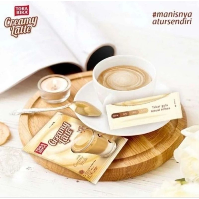 

ctorabika creamy latte renceng isi 10 sachet