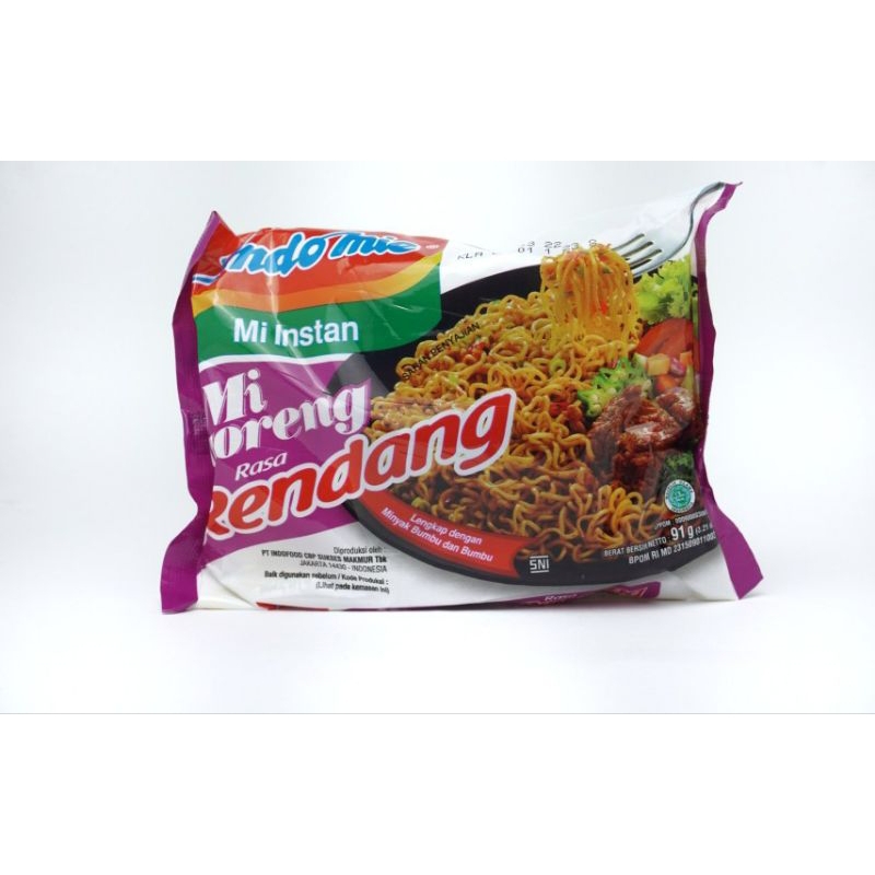 

Indomie goreng rasa rendang