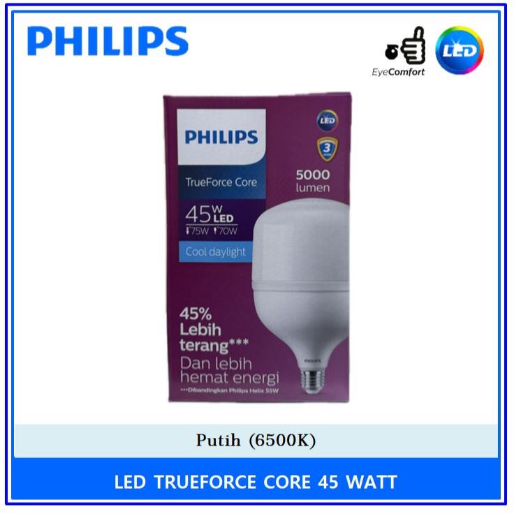 PHILIPS LAMPU LED TRUEFORCE 45W 45 WATT (PENGGANTI 50W) LAMPU LED PHILIPS 45 W 45WATT