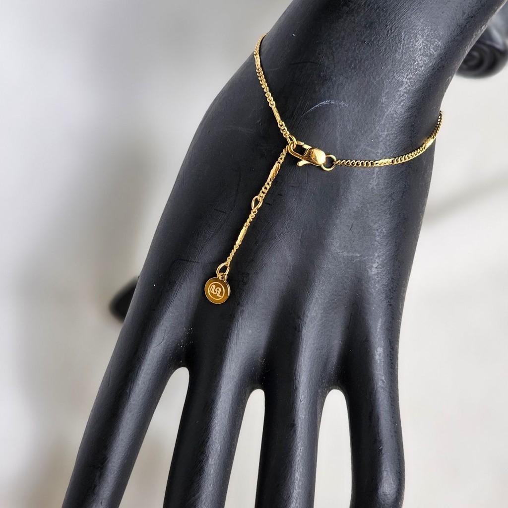 THIQLA - Gelang Bintang LESTARI - Gelang Kecil Tipis Mirip Gelang Emas Asli Estetik Wanita - Gelang 