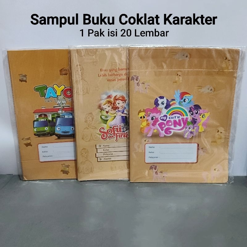 

1 Pak Sampul Buku Tulis KARAKTER Isi 20 Lembar Ukuran Kwarto ( 8 Pilihan Motif )