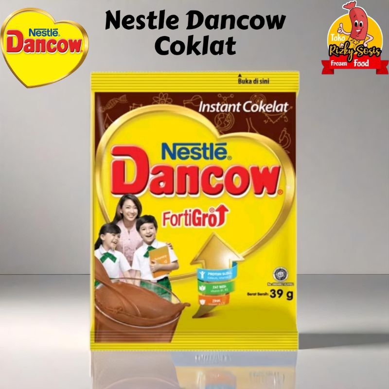 

Nestle Dancow FortiGrow Instant Coklat 38 gram isi 10 (1 Renteng)