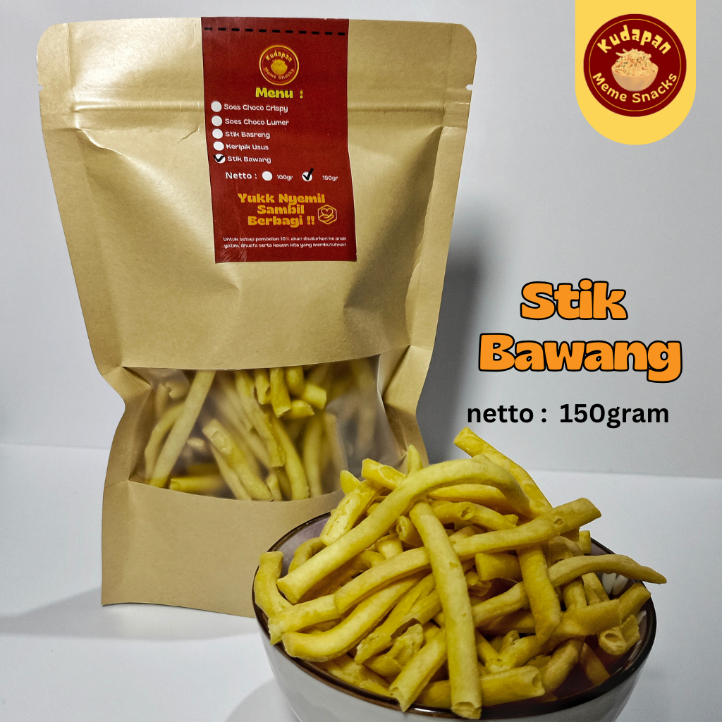 

Meme Snacks Stik Bawang 150gram