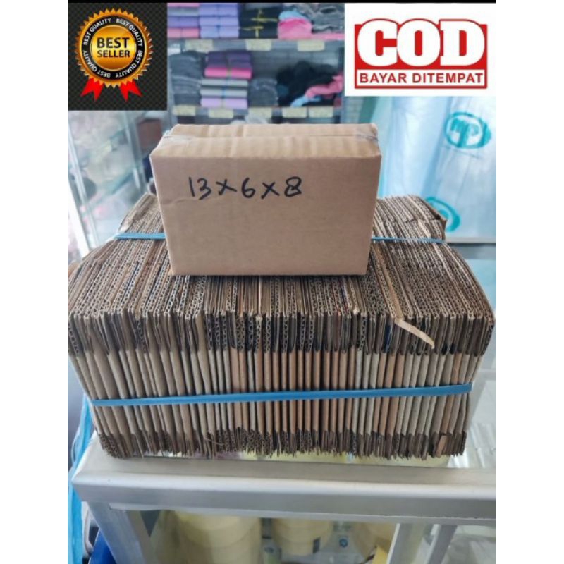 

kardus | box | packing 13 X 6 X 8 cm (minimal pembelian 50 pcs / ikat)