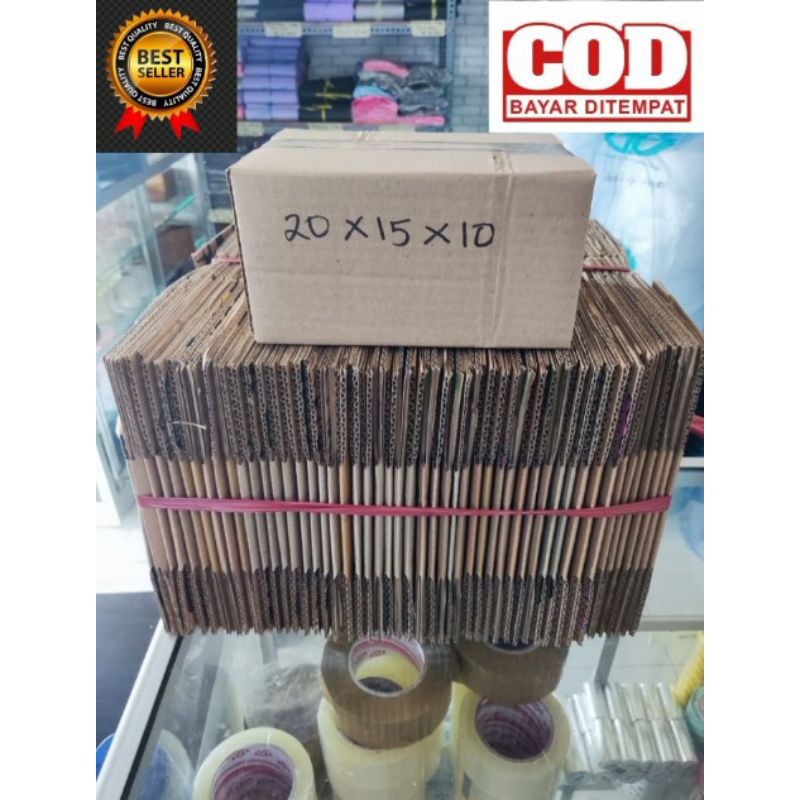 

kardus | box | packing 20 X 15 X 10 cm (minimal pembelian 50 pcs / ikat)