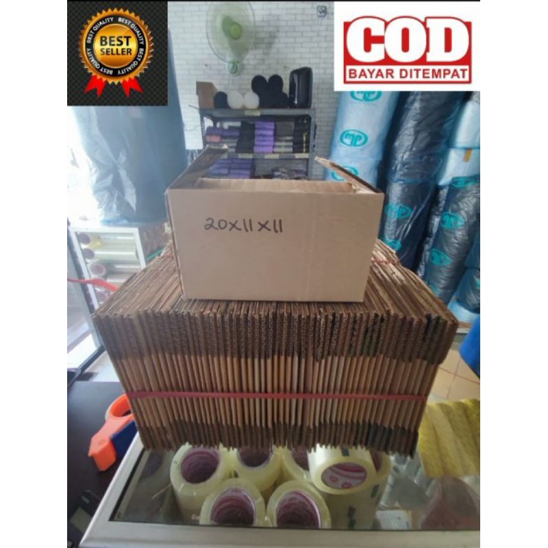 

kardus / box khusus packing barang ukuran 20 X 11 X 11 cm