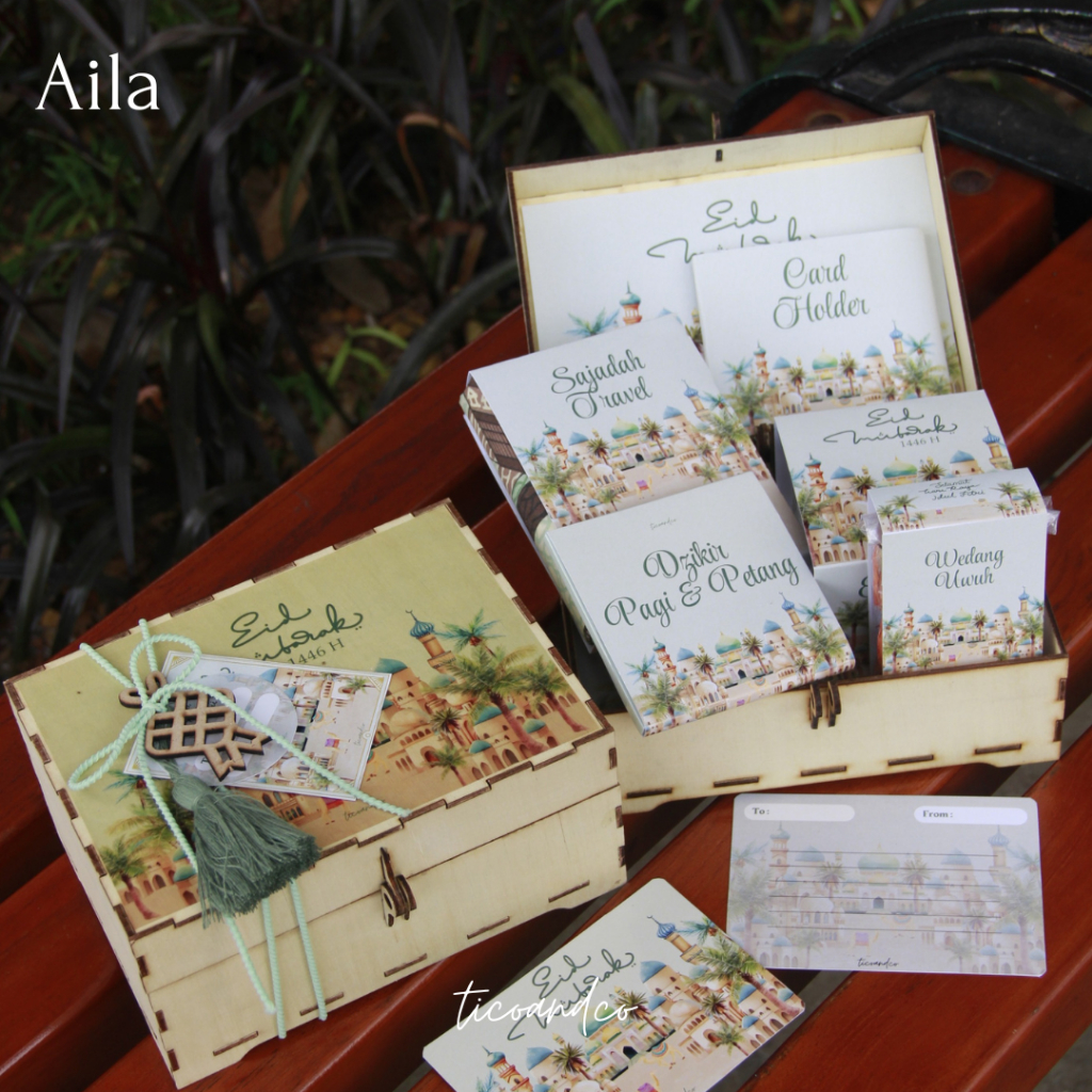 

AILA & LAASYA - ticoandco Eid Hampers 2025/ Hampers Lebaran / Lebaran Hampers/ Parcel Lebaran / Parsel Lebaran/ Eid Hampers Aesthetic
