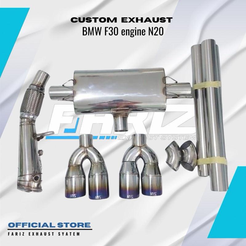 CUSTOM Exhaust BMW F30 engine N20 / B48