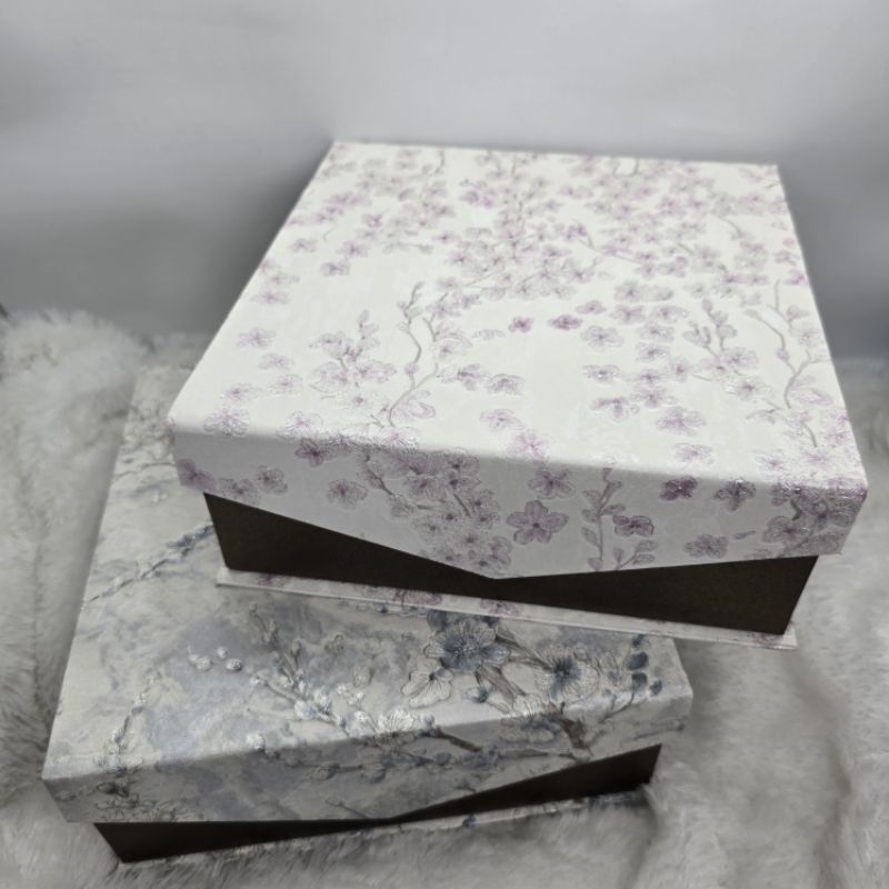 

PAKET 4pcs BOX KOTAK KUE KHUSUS LUAR KOTA MD 22x22x8cm