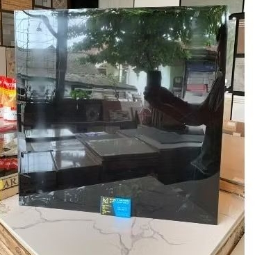 Granit lantai hitam polos 60×60 | nusantara black