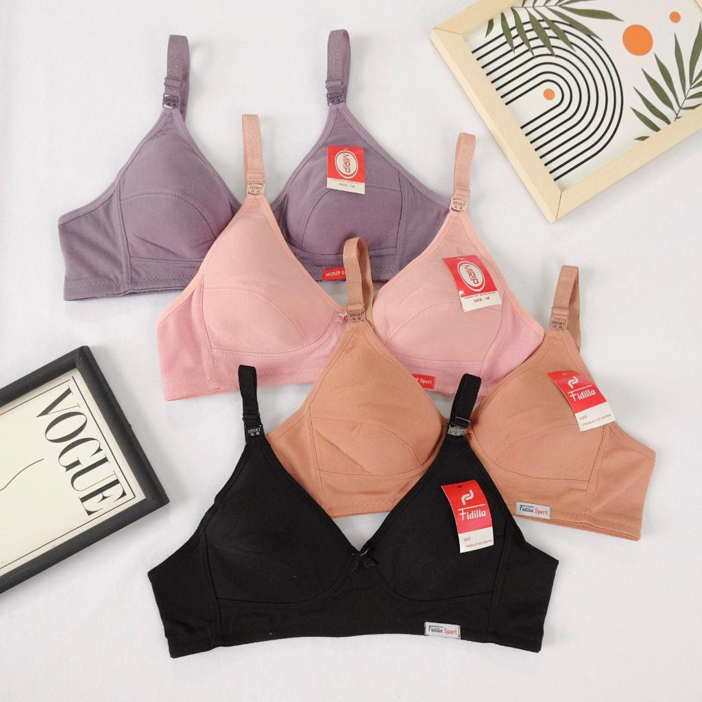 Bra sport tanpa kawat,bh FIDILLA/NUGROS/MIRIP, sport.bra tanpa busa
