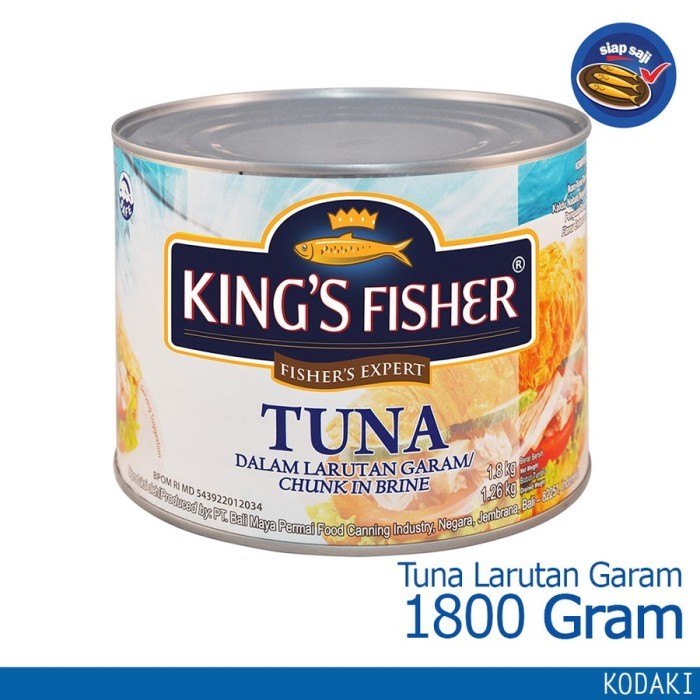

Tuna Chunk In Brine King's Fisher 1800 Gram