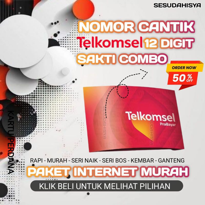 Nomor Cantik Telkomsel SAKTI COMBO SERI AABB ABAB TRIPEL.X KWARTED PANCA HEXA SAPTA -TSL Bisa diguna