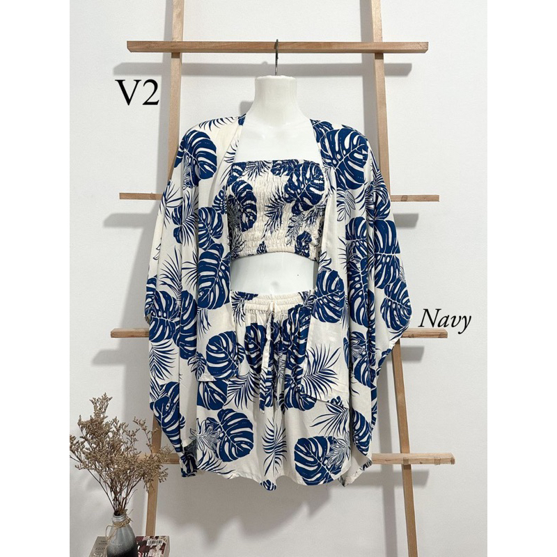 SETELAN KEMBEN KARDIGAN PENDEK / ONE SET CARDIGAN / SET KEMBEN