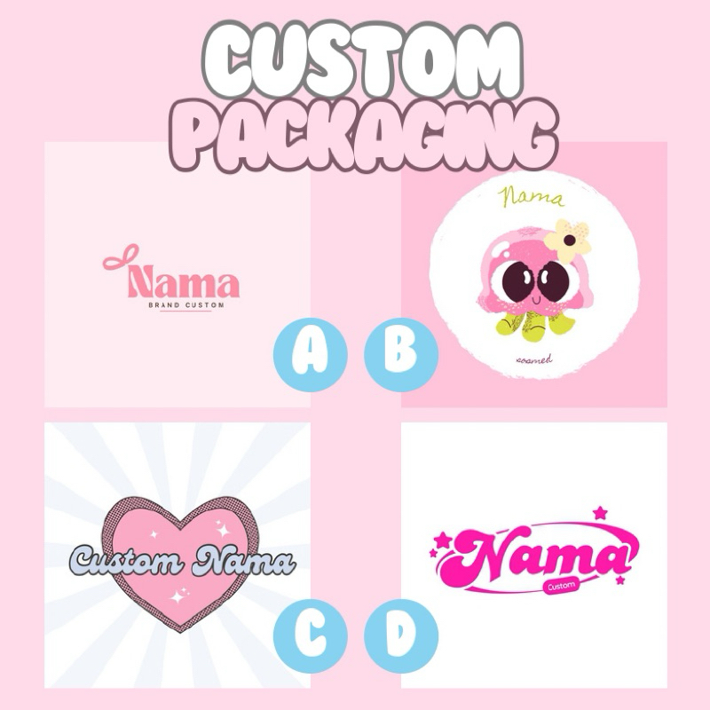 

ISI 15 pcs Alas Packaging FREE Plastik Sealing Tape dan FREE CUSTOM NAMA || Packaging Gelang UK 9x9 cm || Packaging Cincin TANPA PO || Packaging Produk custom nama brand kamu Lucu Aesthetic || Alas Foto Produk Mini