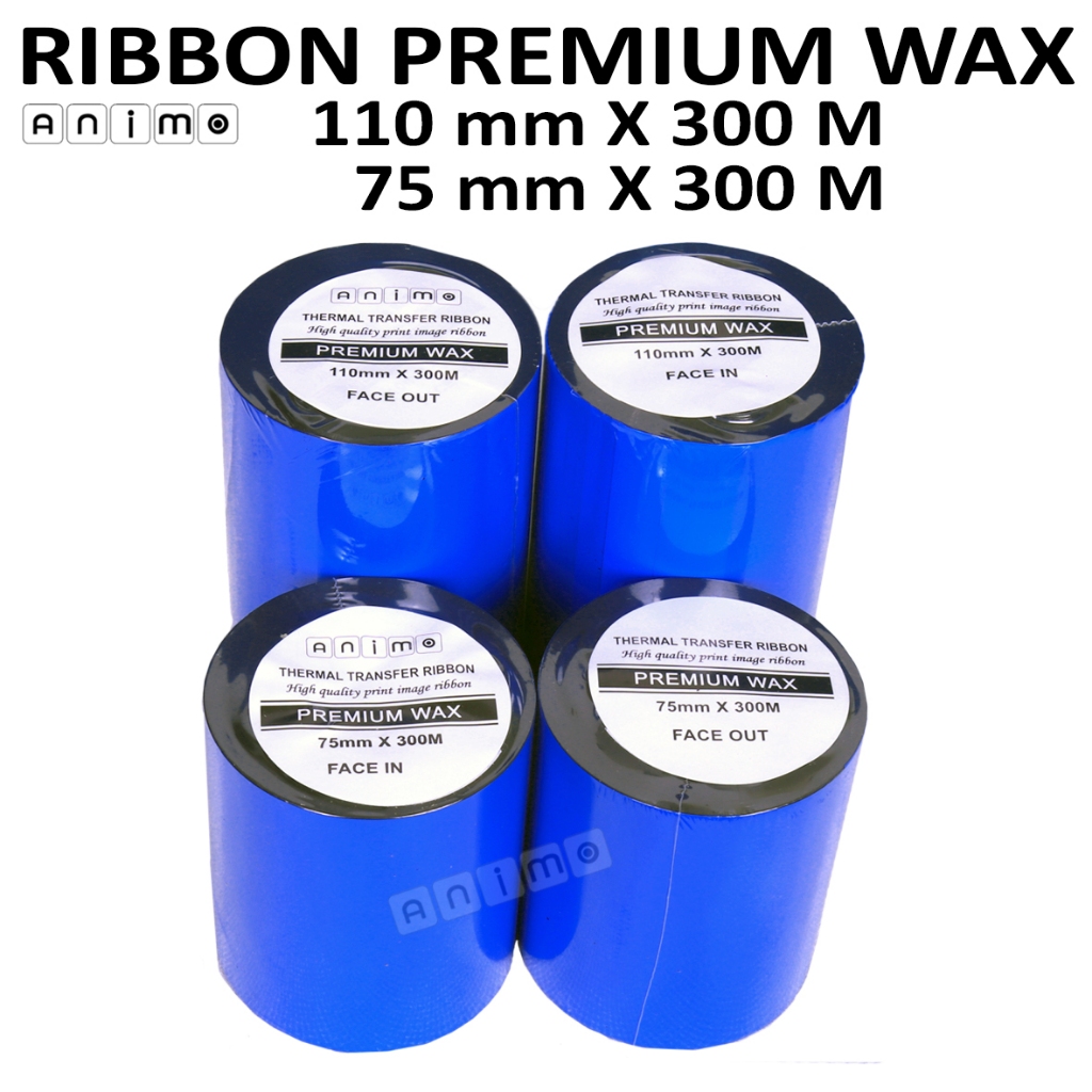 

MilL RIBBON Barcode PREMIUM WAX 110 X 300 METER - Ribbon Premium Wax 110x300 M