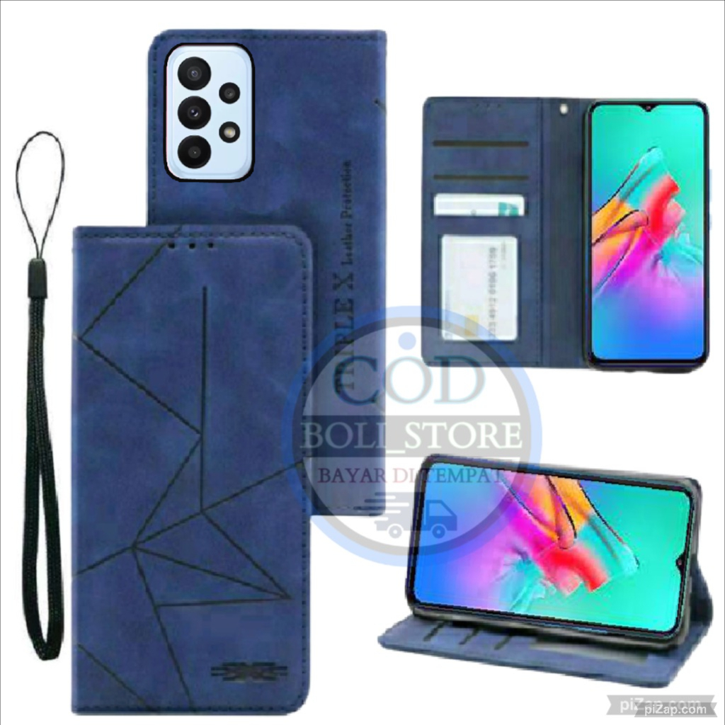 CASE HP SAMSUNG A53 5G Flip Motif Dompet Casing HP Flip Motif Wallet Leather SAMSUNG A53 5G