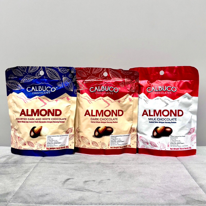 

Calbuco Almond Chocolate Dark Milk Coklat