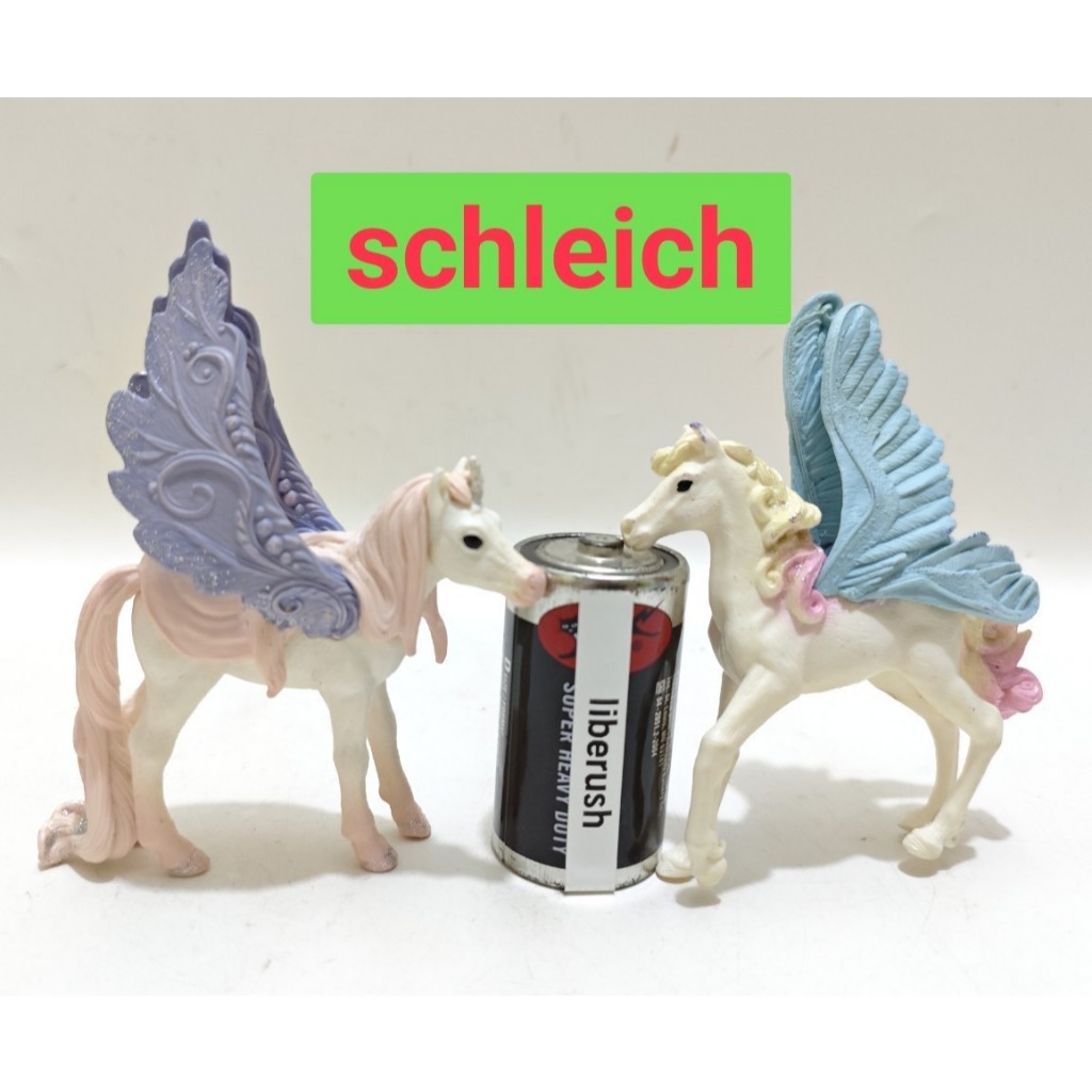 Set schleich bayala fairy pegasus belinda stallion figure miniature papo