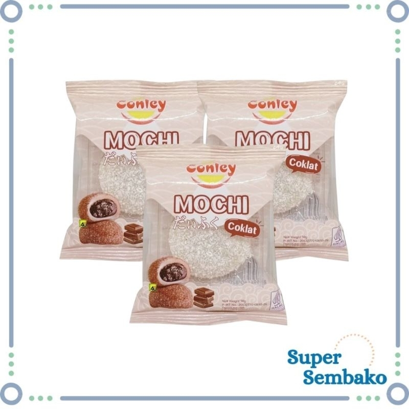 

SNACK CEMILAN KUE CONLEY MOCHI JEPANG RASA COKELAT