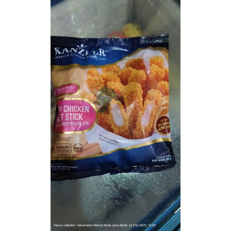 

naget krispy stik kanzler 450g