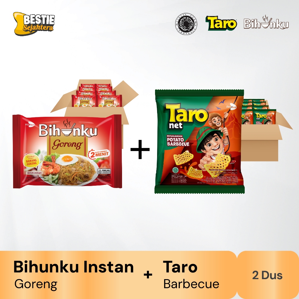 

Paket Budling - Bihunku Instan Goreng - Taro Barbecue - 2 Karton